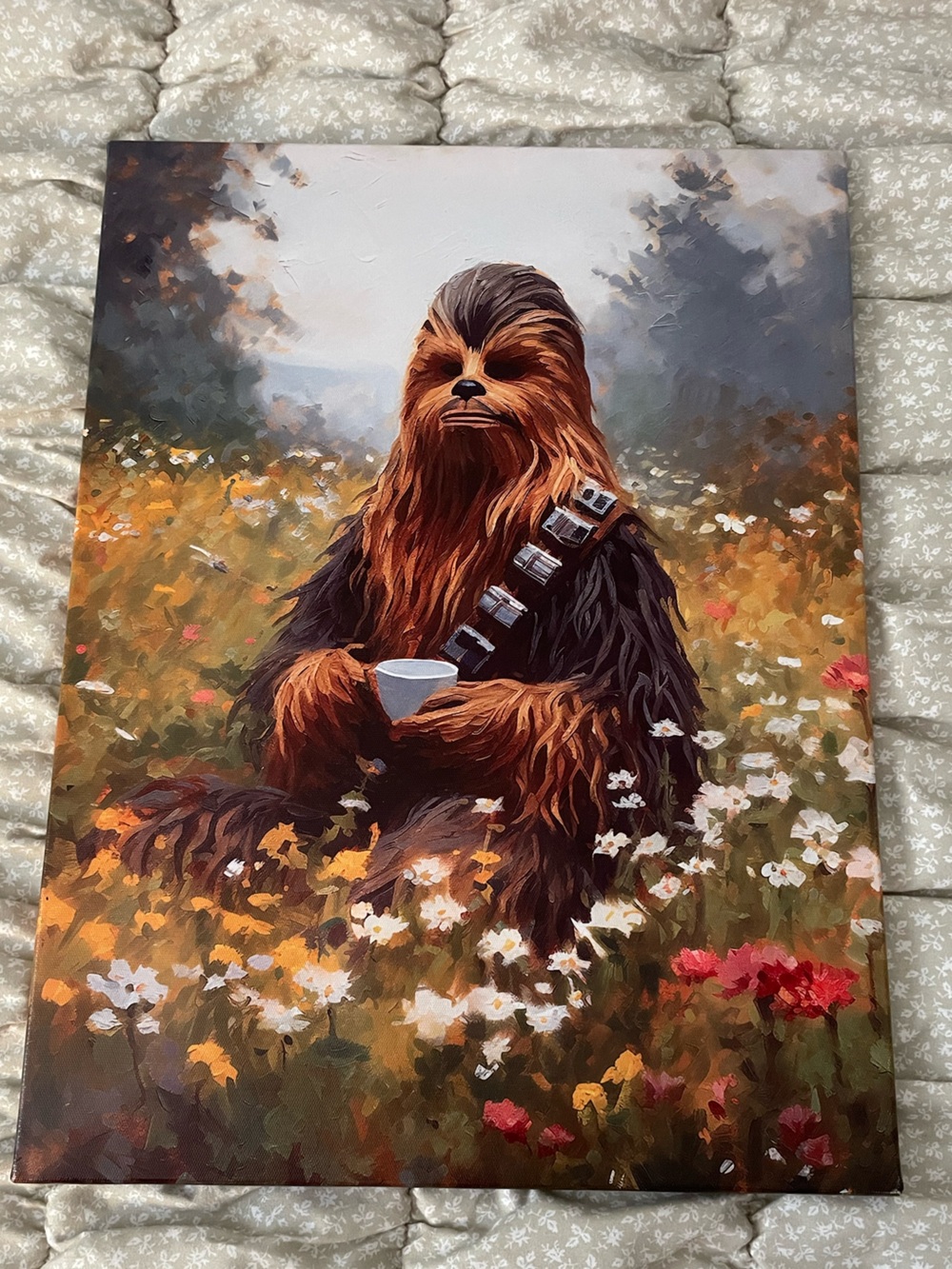Star Wars Chewbacca Inspired Canvas Wall Art